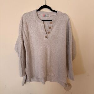 Free People Waffle Sweater (top only)